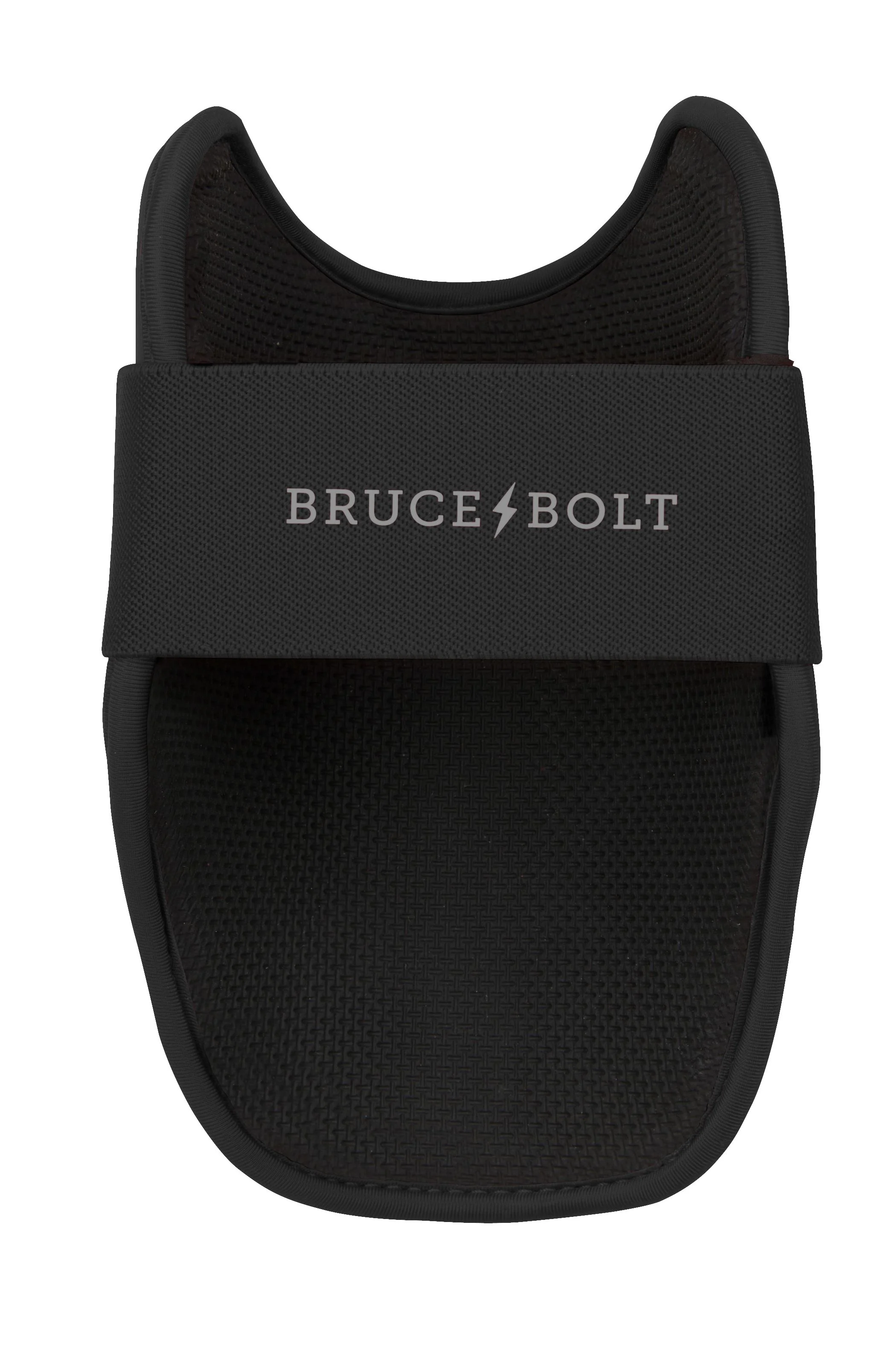 BRUCE BOLT Chrome Series Elbow Guard - BLACK