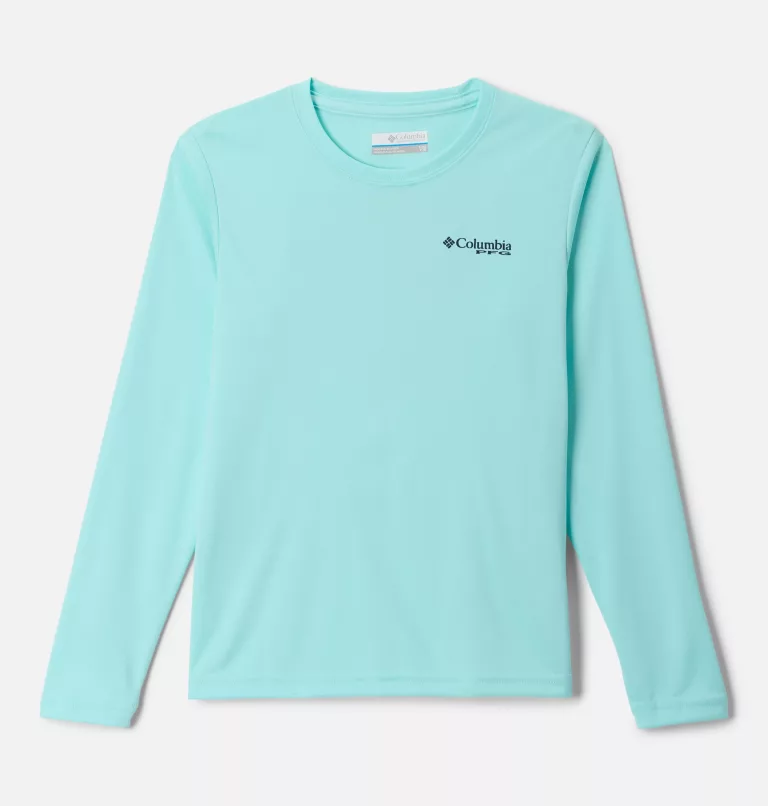 Boys' PFG Terminal Tackle™ Fins and Stripes Long Sleeve Shirt
