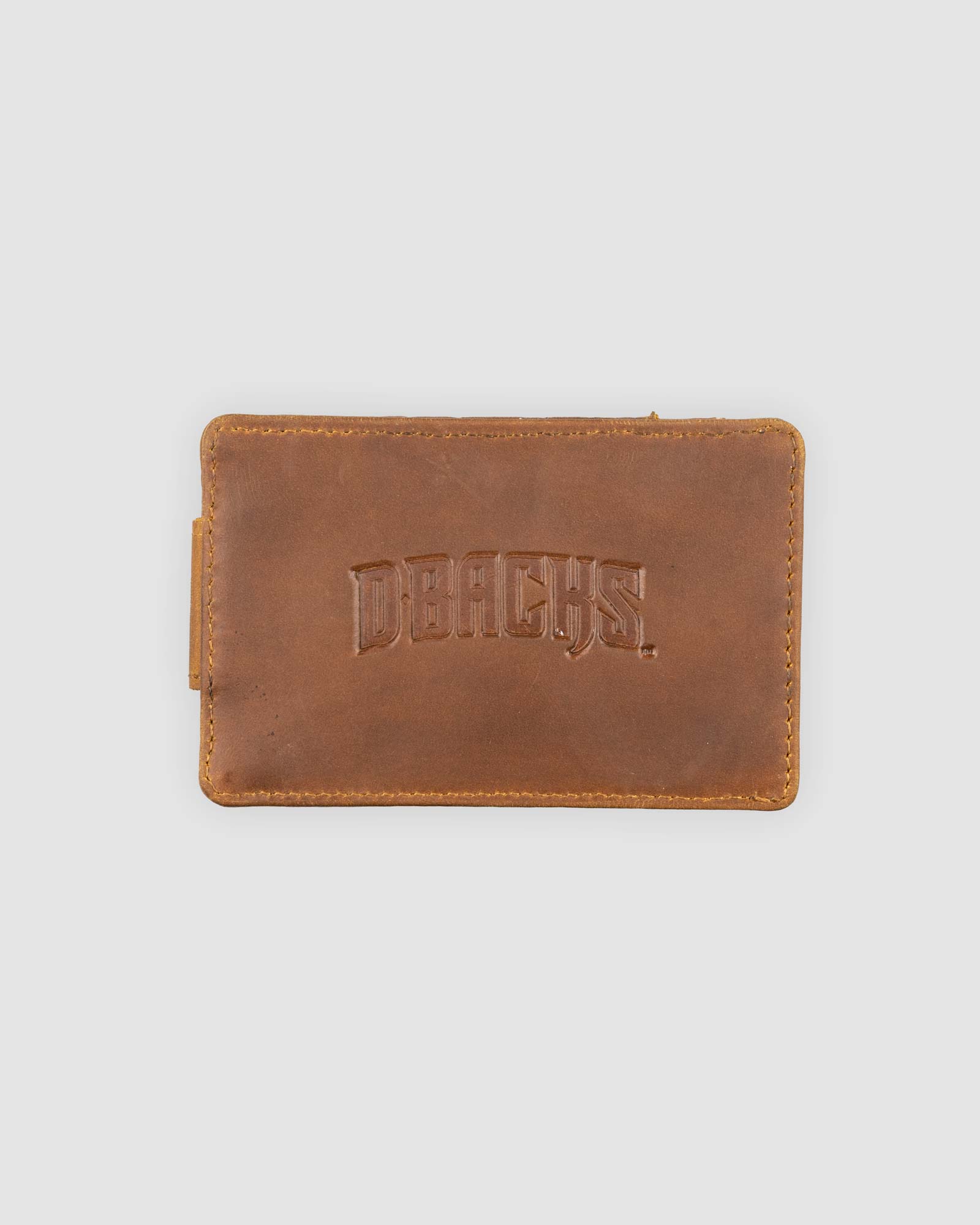 Flag Man Glove Leather Money Clip Wallet - Arizona Diamondbacks