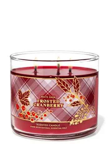 Frosted Cranberry 3-Wick Candle