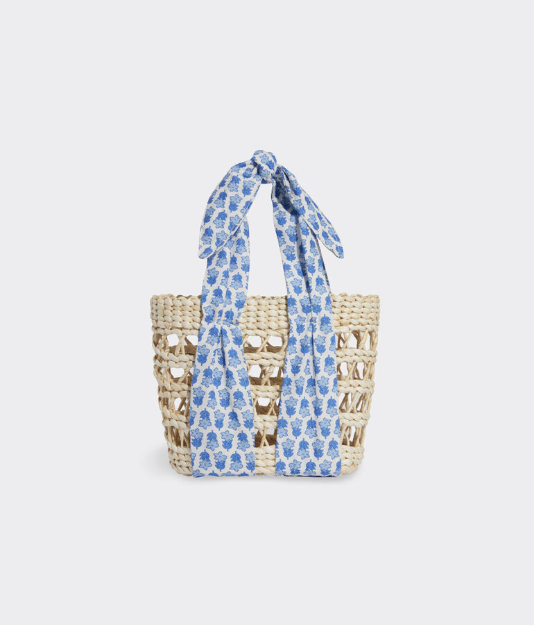 Scarf Tie Basket Bag