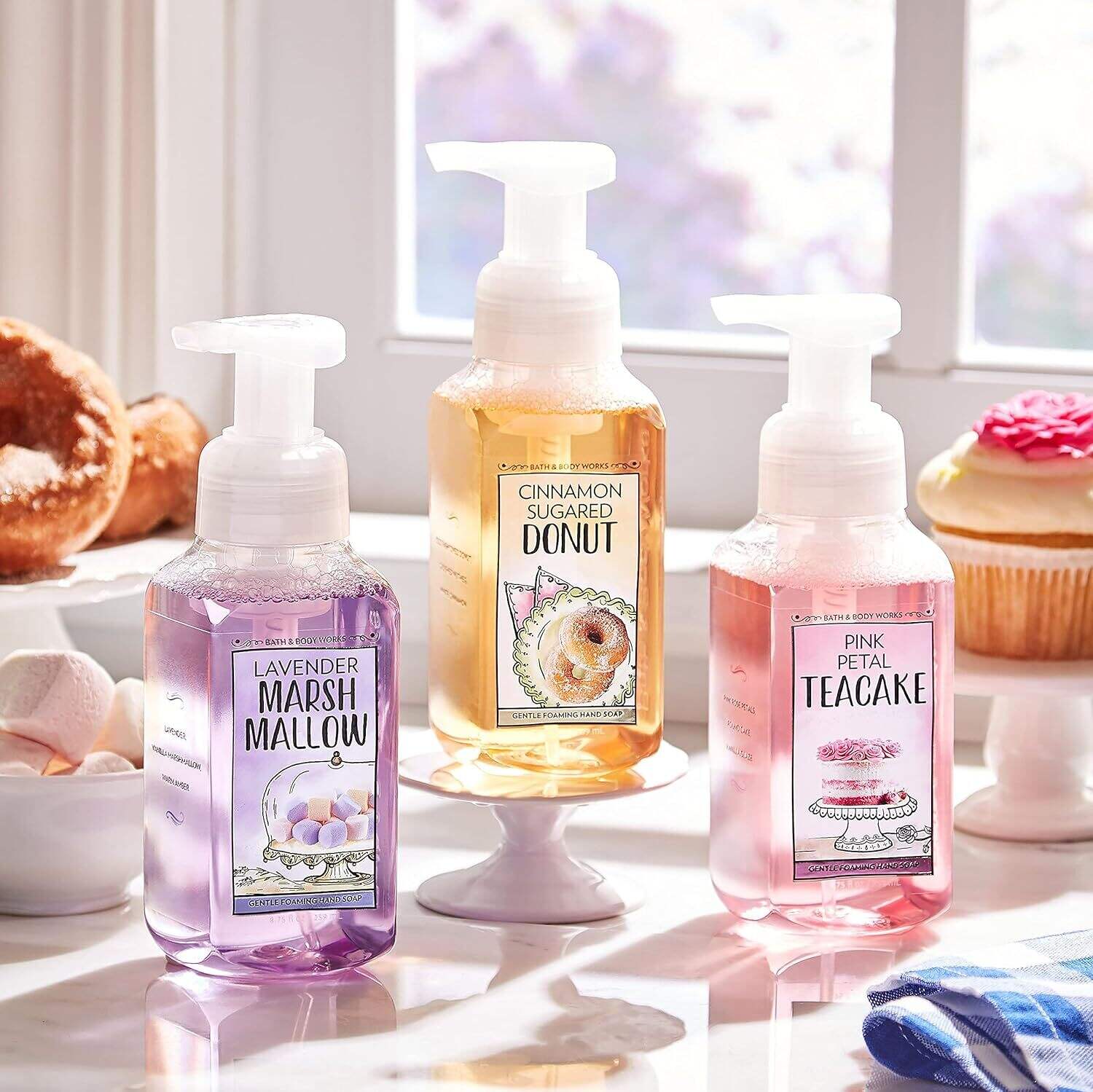 Bath and Body Works White Barn Sunshine and Lemons Gentle Foaming Hand Soap wash 8.75 Ounce Yellow Bottle