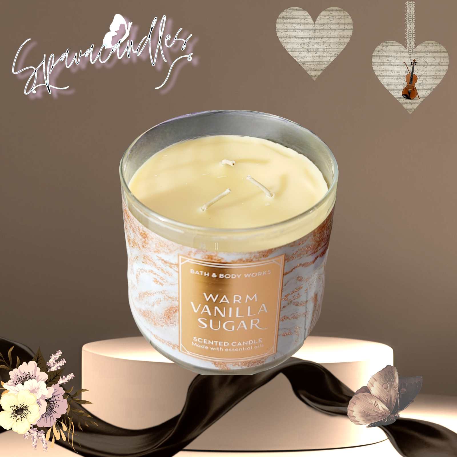 Warm Vanilla Sugar 3 Wick Candle 2023