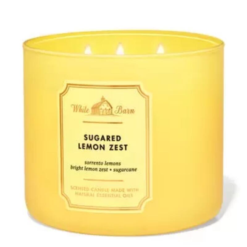 Sugared Lemon Zest 3-Wick Candle