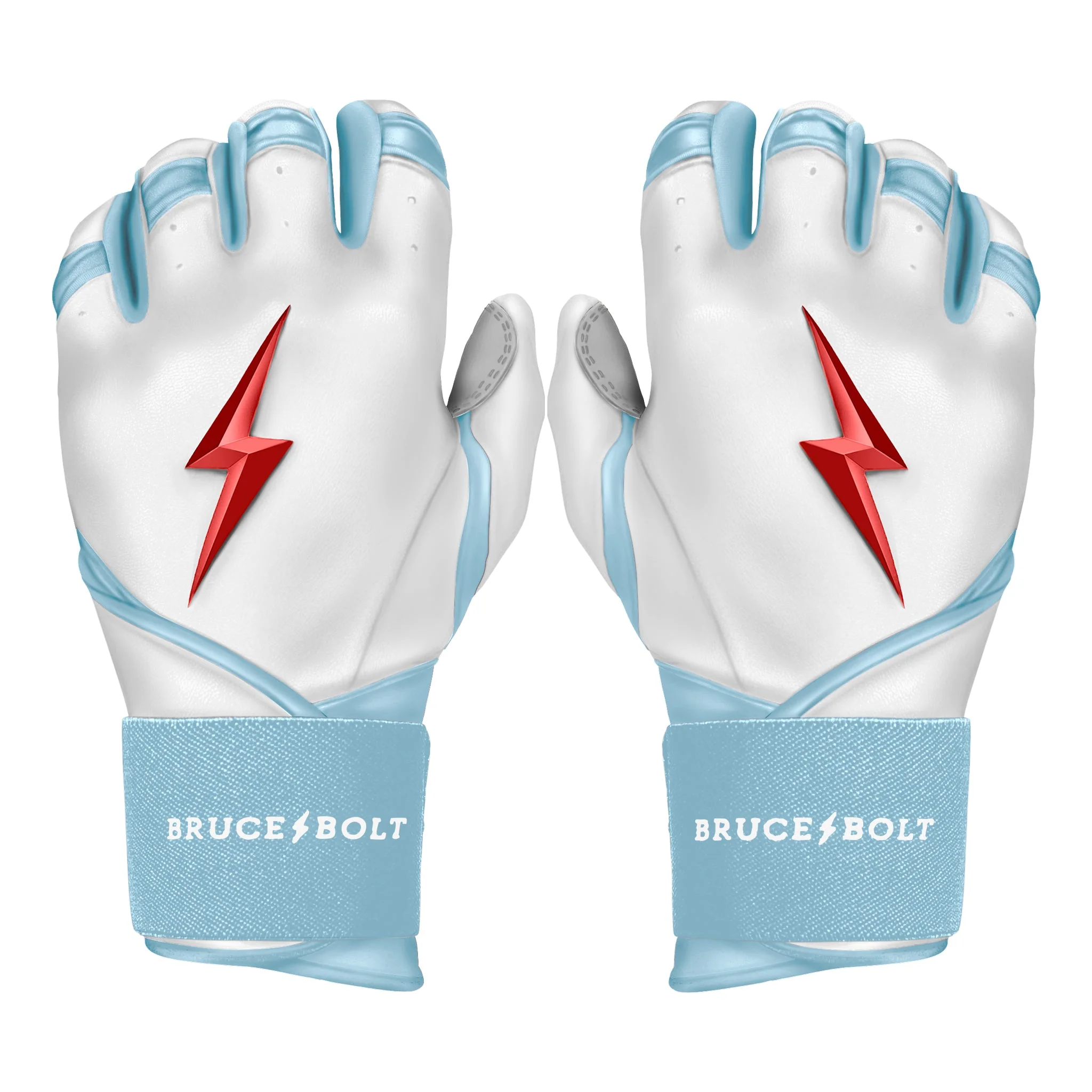 PREMIUM PRO HAPP Series Long Cuff Batting Gloves | WHITE