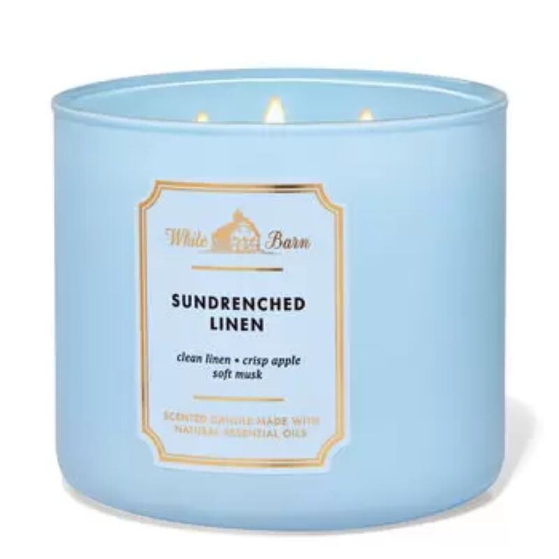 Sun-Drenched Linen 3-Wick Candle