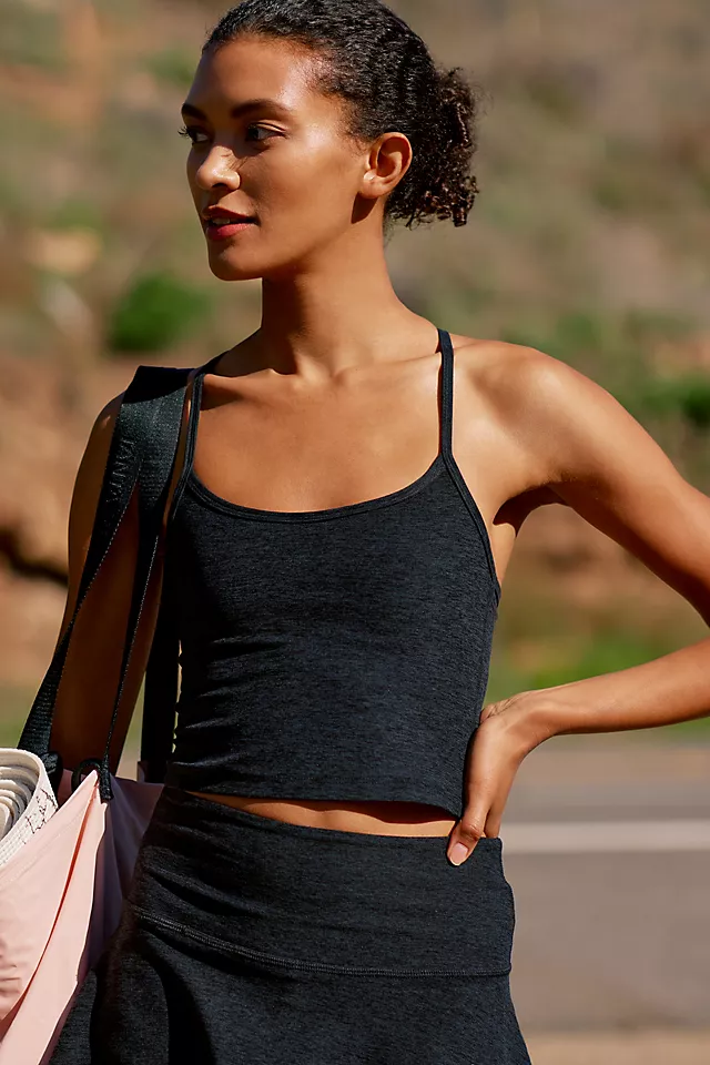 Beyond Yoga Cropped Racerback Tank DAKREST NIGHT