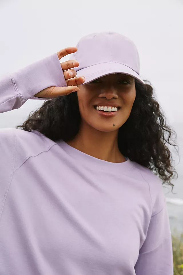Sweaty Betty After Class Cropped Sweatshirt PRISM PURLE