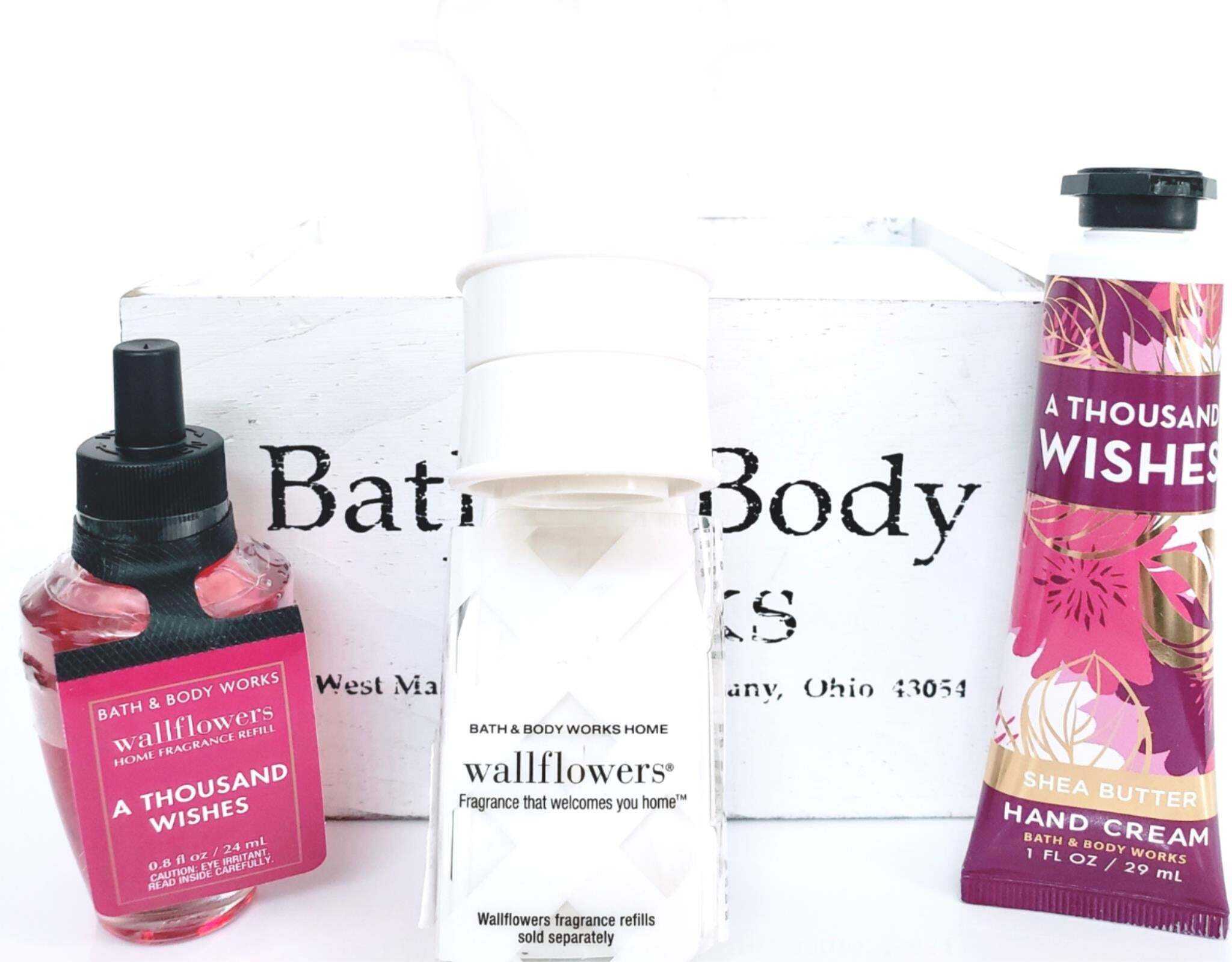 A Thousand Wishes Hand Cream Wallflower Refill & White Plug
