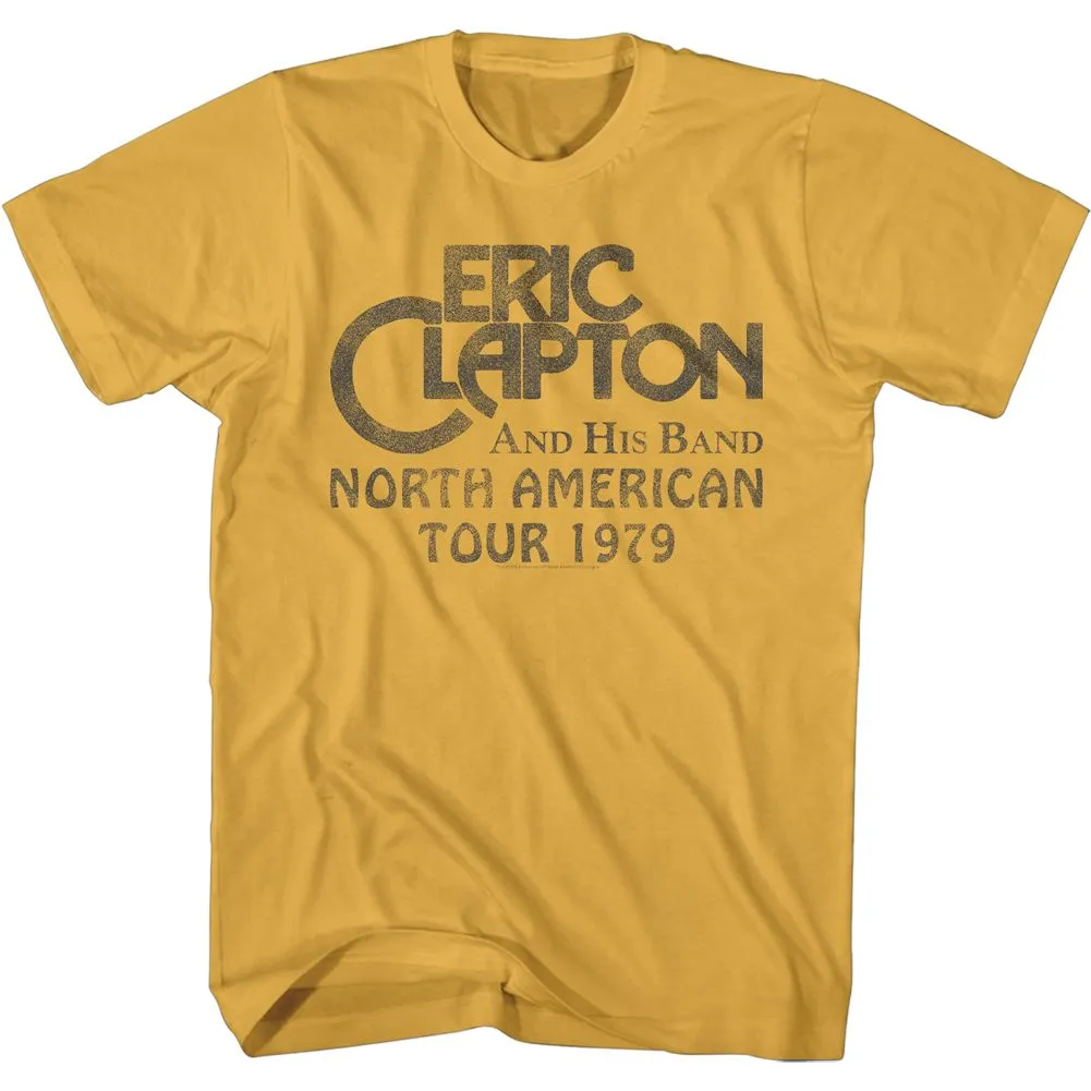 ERIC CLAPTON Eye-Catching T-Shirt, Tour 79