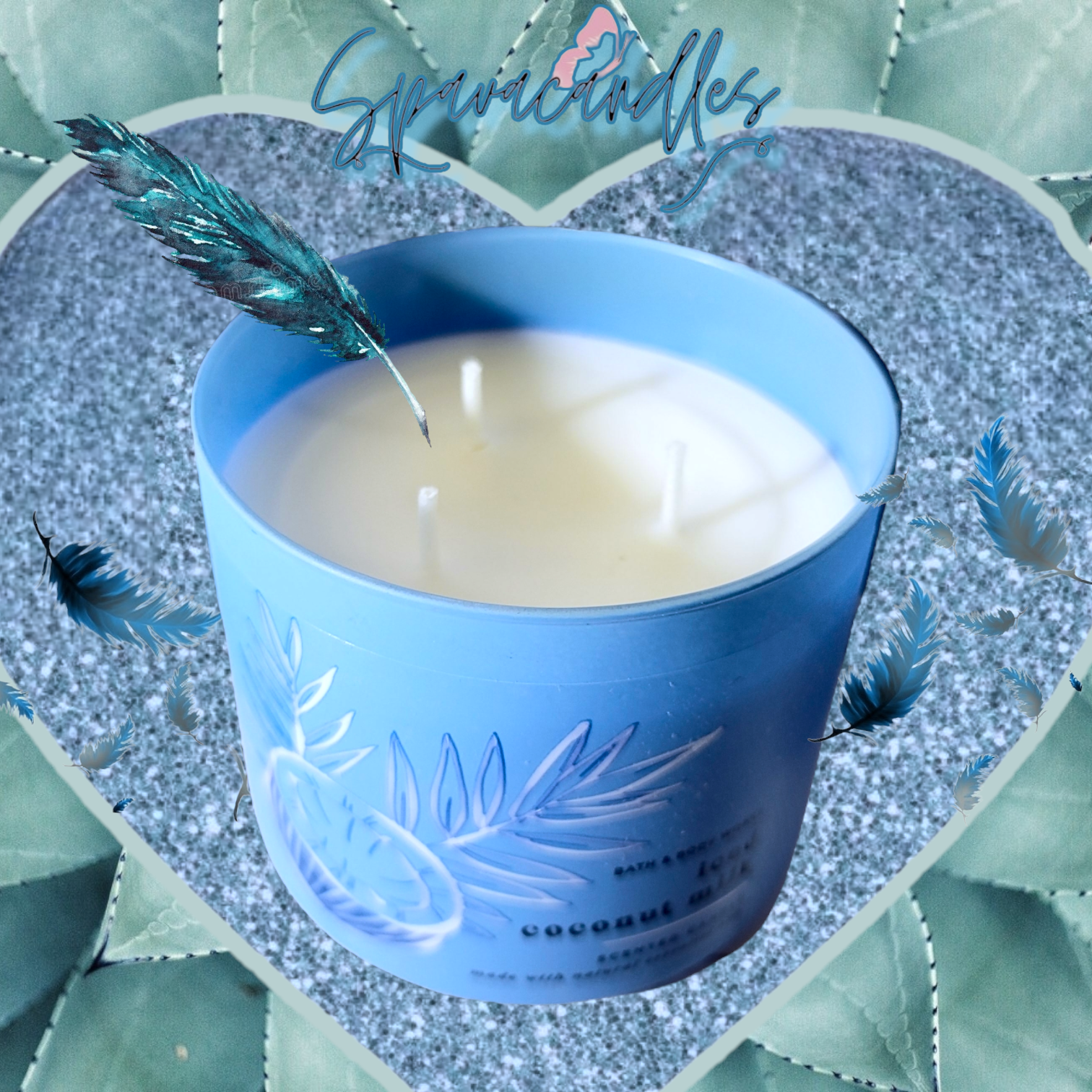 Iced coconut milk 3 Wick Candle 2023