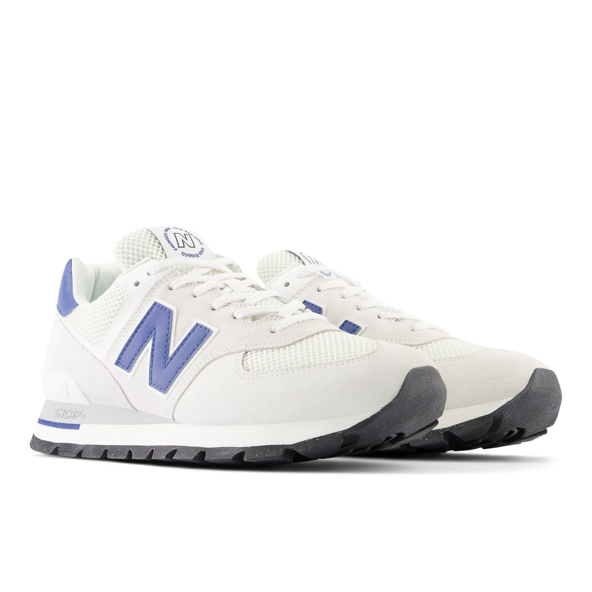 574 - White with Royal Blue