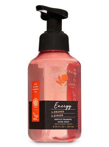 Bath and Body Works Aromatherapy ORANGE GINGER Deluxe Gift Set - Body Cream - Body Lotion - Body Wash and Gentle Foaming Hand Soap - Full Size