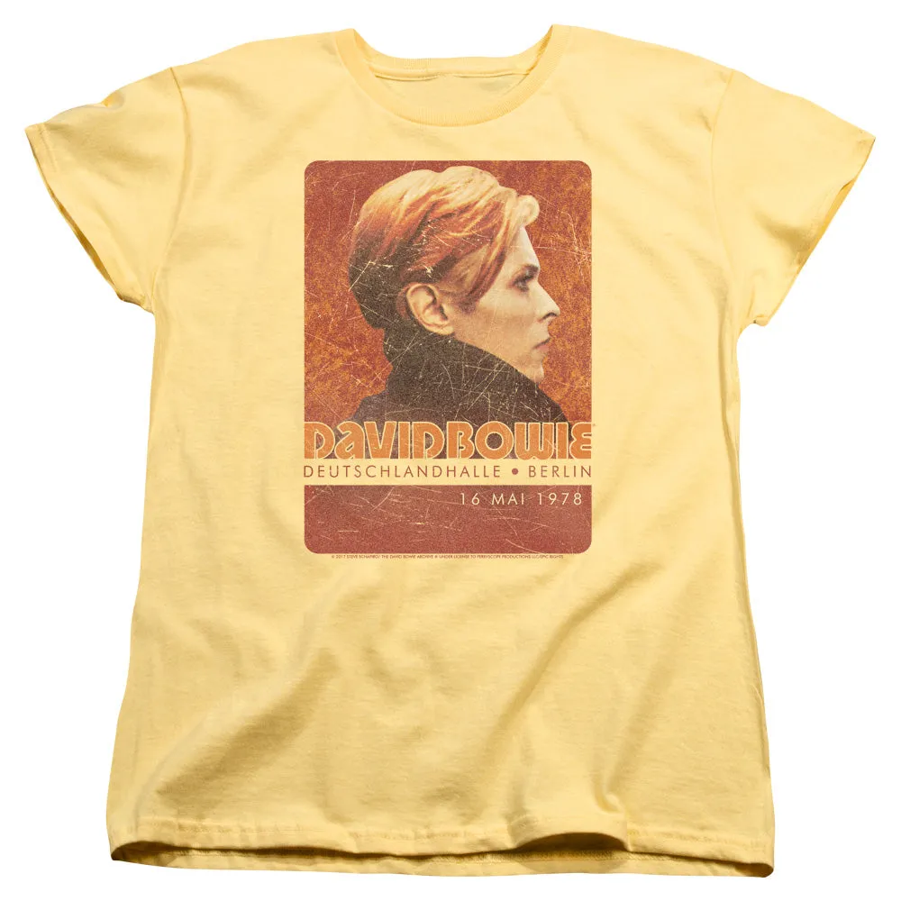 Women Exclusive DAVID BOWIE T-Shirt, Berlin Tour 1978