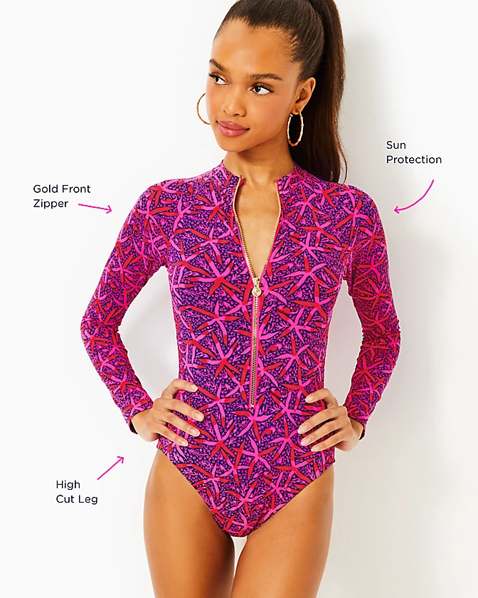 Randee Rashguard One-Piece Swimsuit