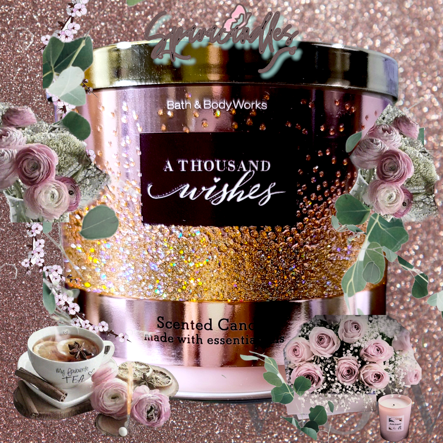 A Thousand Wishes 3 Wick Candle 14.5 oz. New 2023