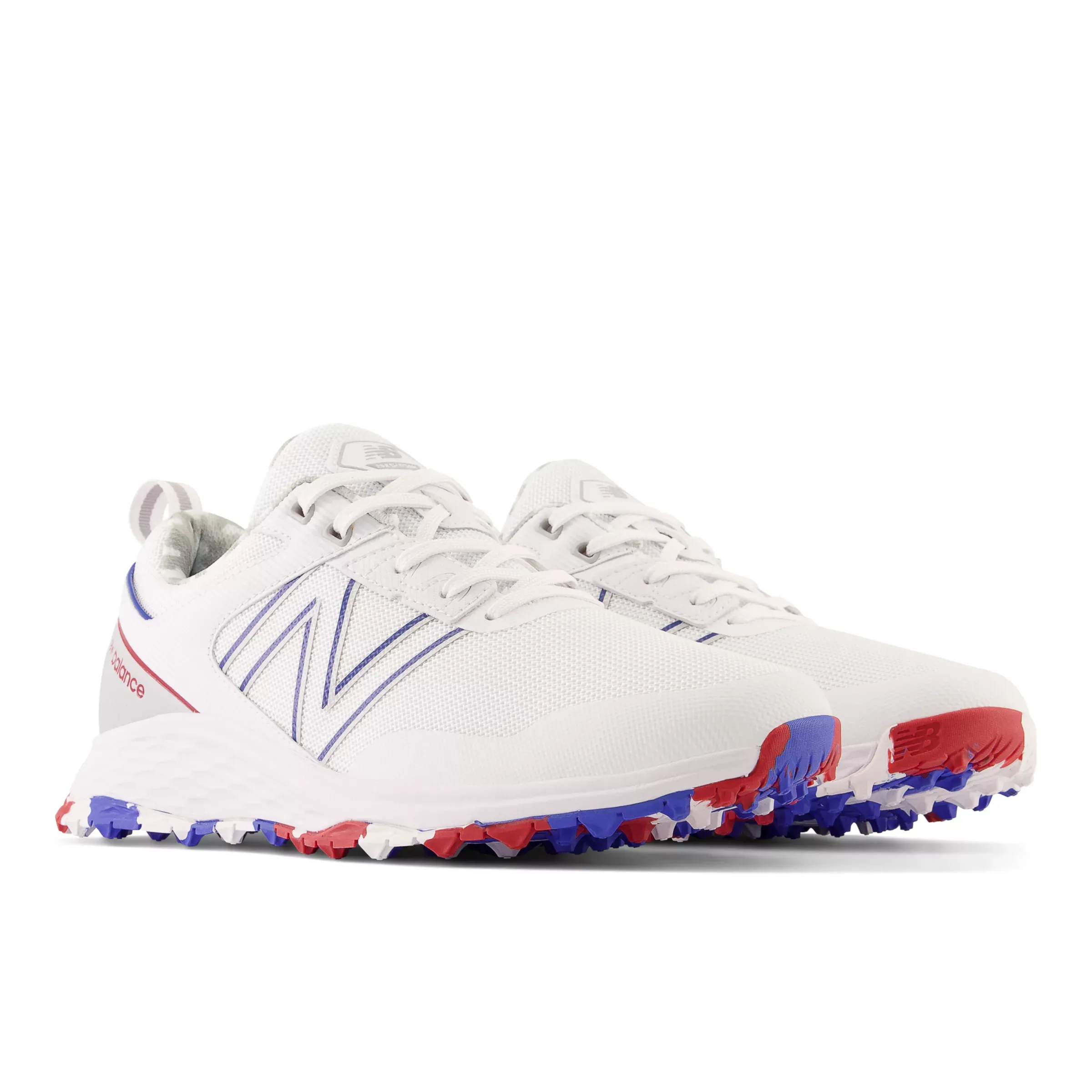 Fresh Foam Contend Golf Shoes - White with Blue