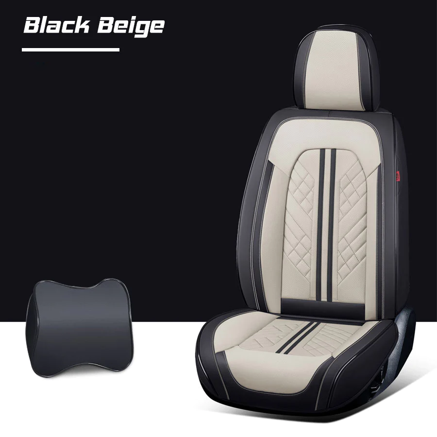 2023 Full Set Universal Breathable Waterproof Vehicle Leather Seat Covers For Cars