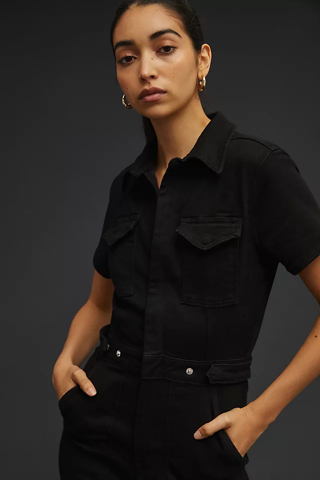 Good American Fit for Success Jumpsuit BLACK099