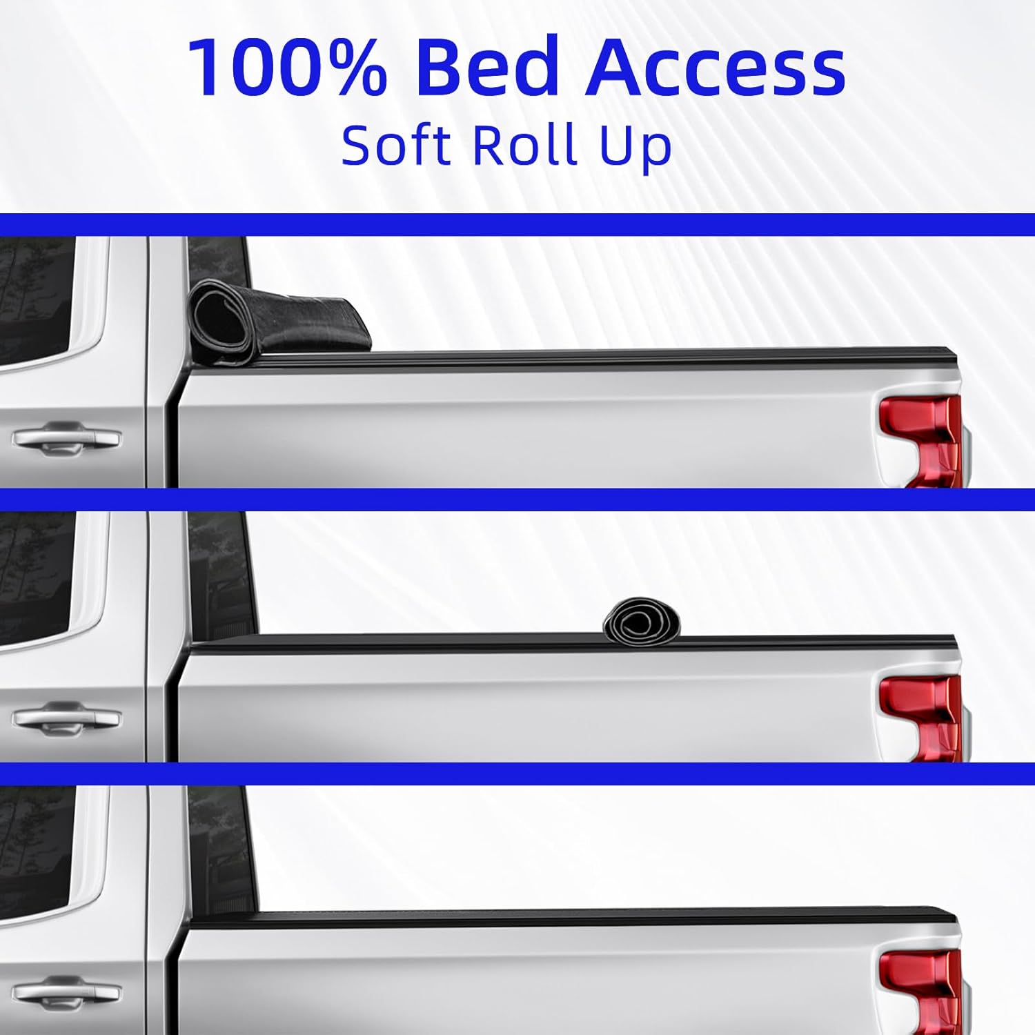 Hard Folding Truck Bed Cover Fits 2019-2024 Chevrolet/GMC