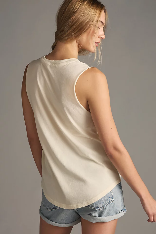 Letluv Bruce Springsteen Graphic Tank IVORY