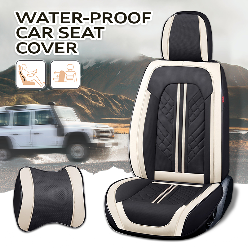 2023 Full Set Universal Waterproof Breathable Vehicle Leather Cover for Cars, SUV, Pick-up Truck