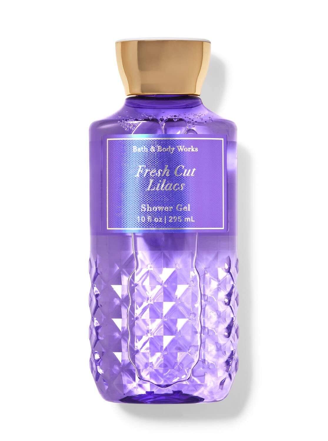 Bath and Body Works - Fresh Cut Lilacs - Bundle Shower Gel - 10fl oz ( Set of 2 )