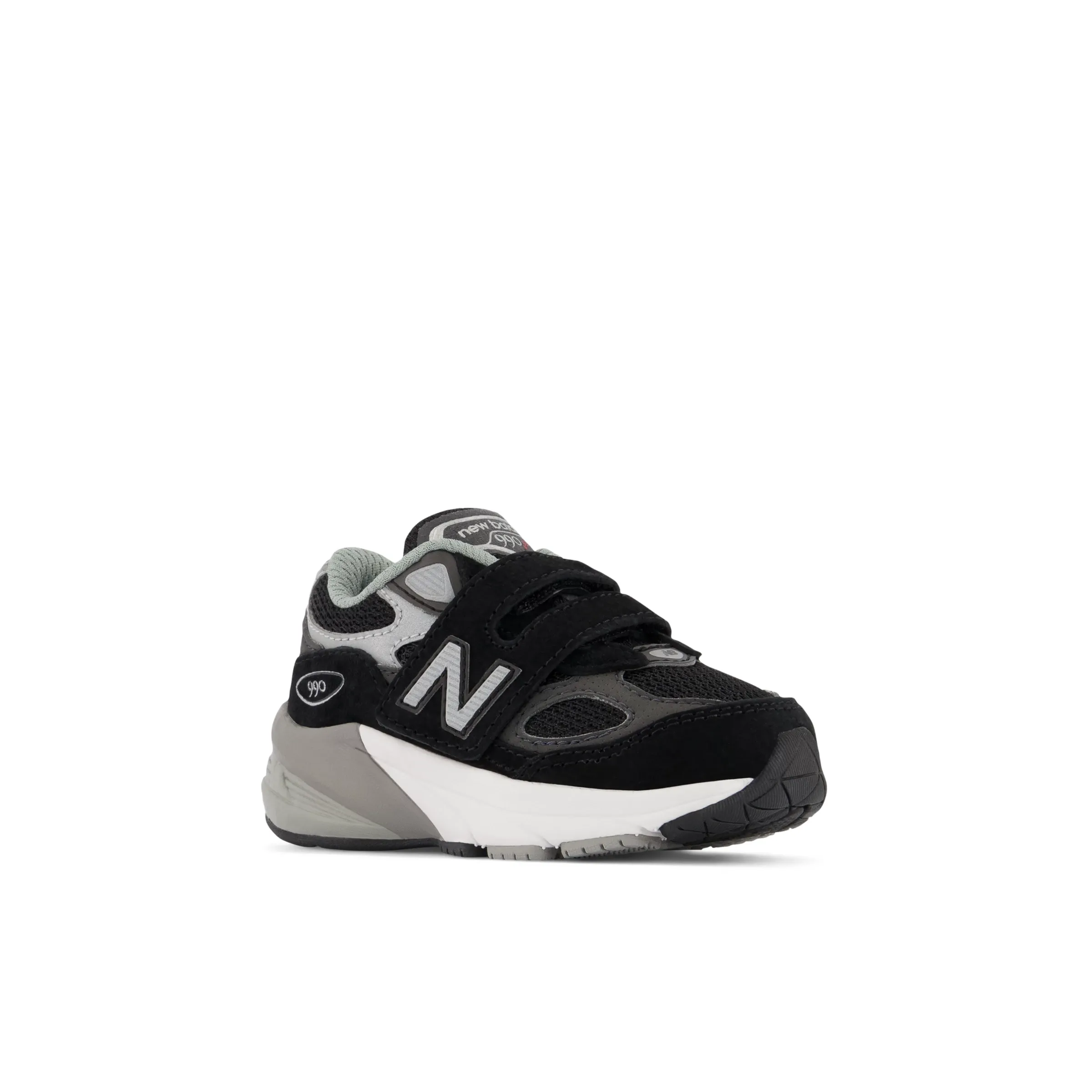 990v6 Hook and Loop - Black with Silver