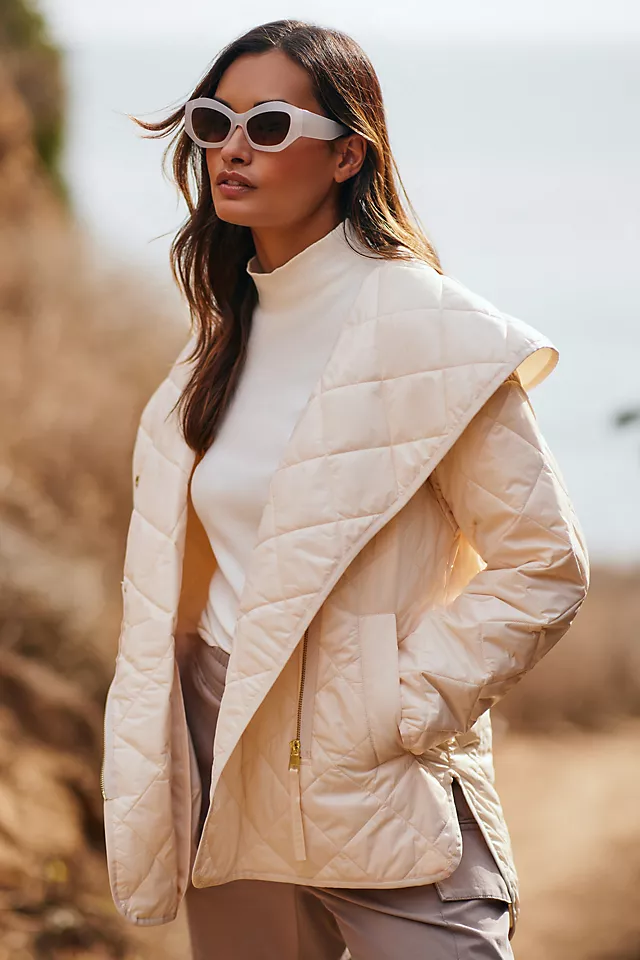 Varley Foster Quilt Jacket IVORY