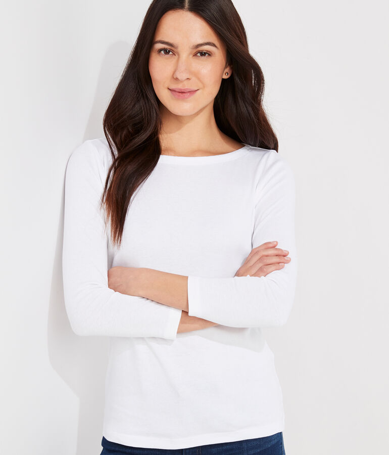 Boatneck Simple Tee