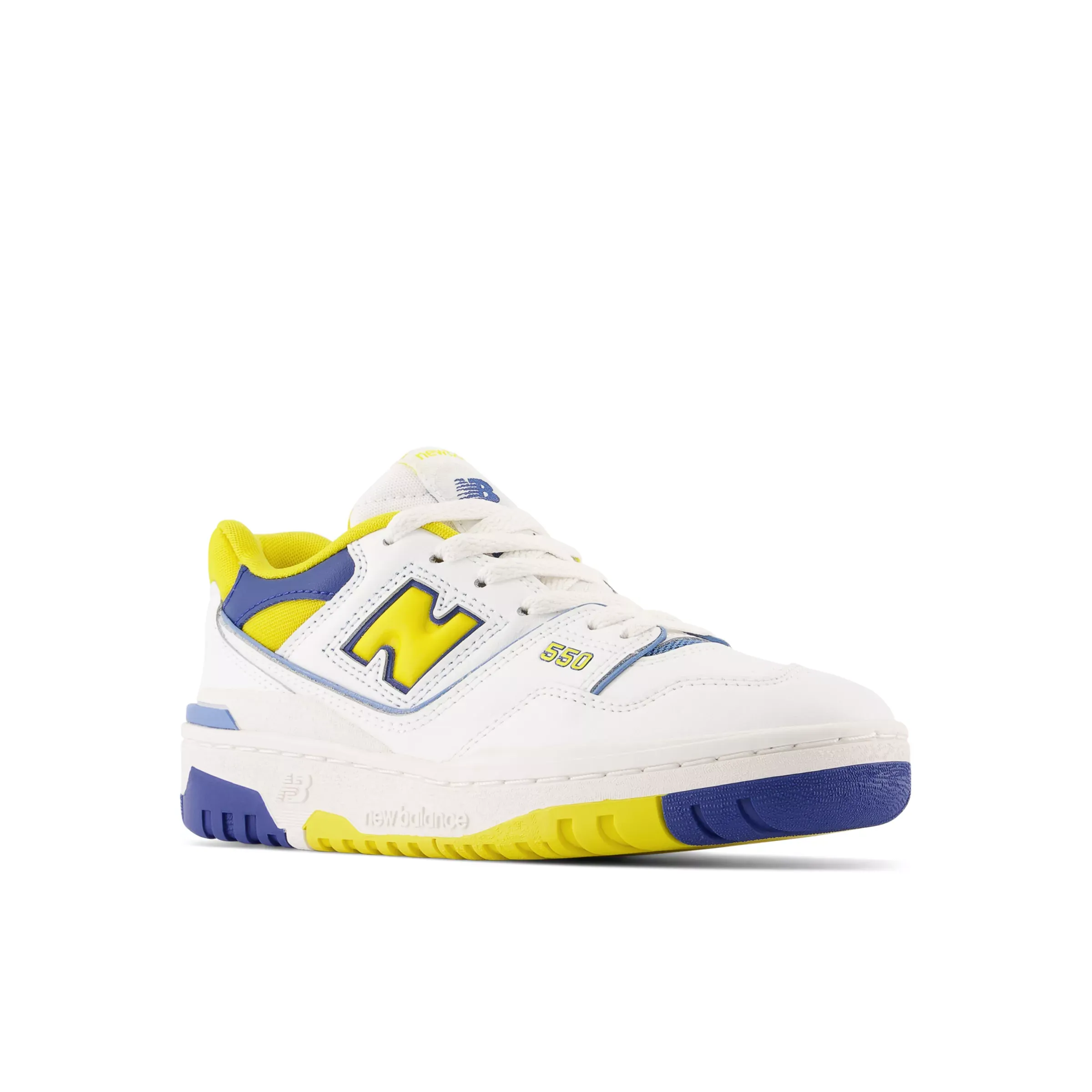 550 - White with Honeycomb and Heritage Blue