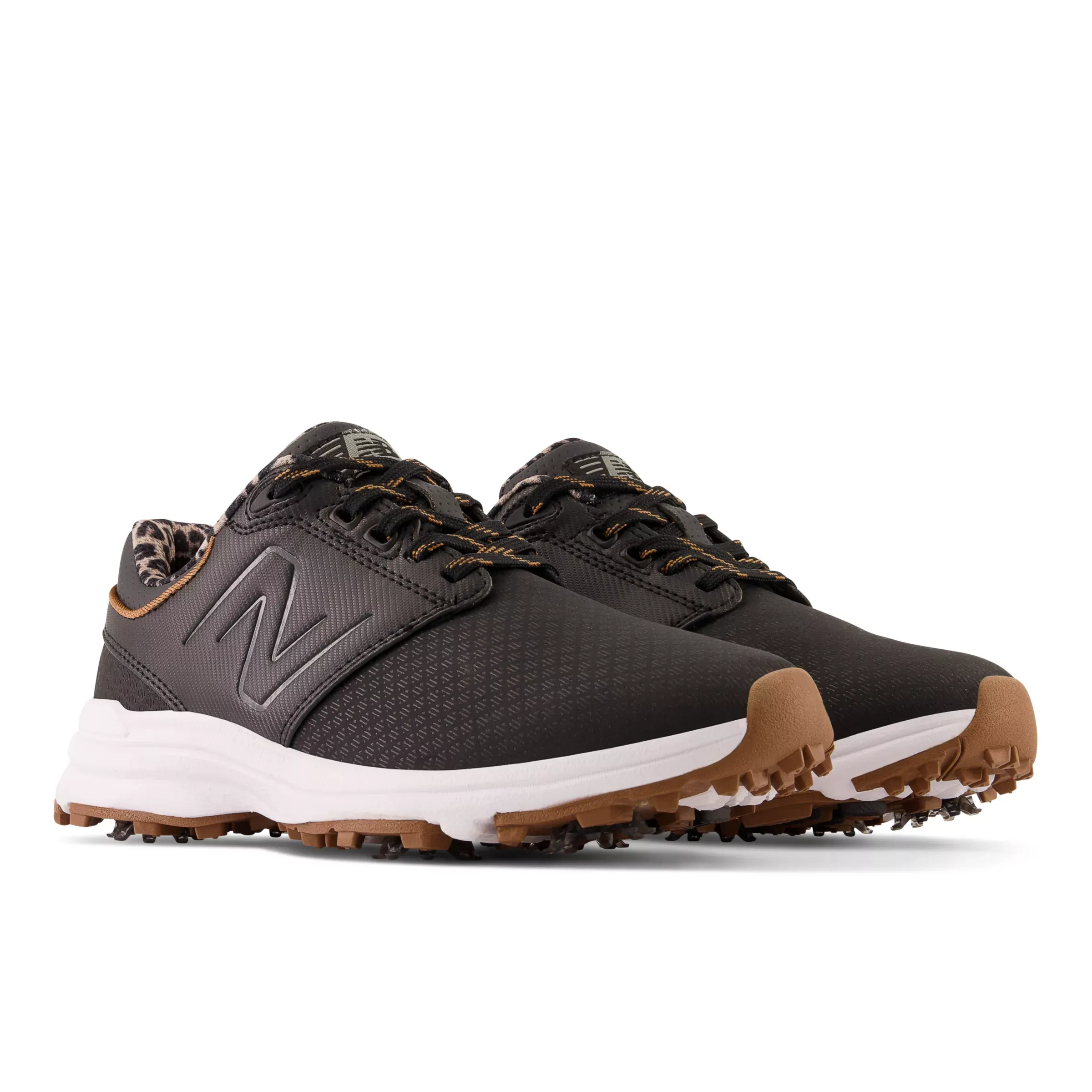 Brighton Golf Shoes - Black with Gum