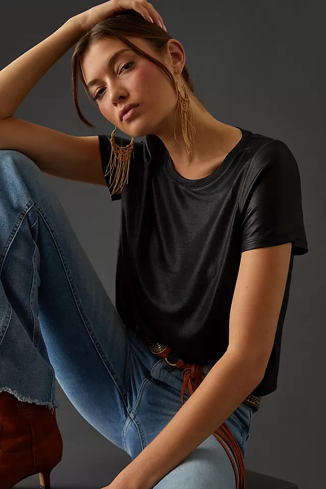 Porridge Shine Glam Tee BLACK