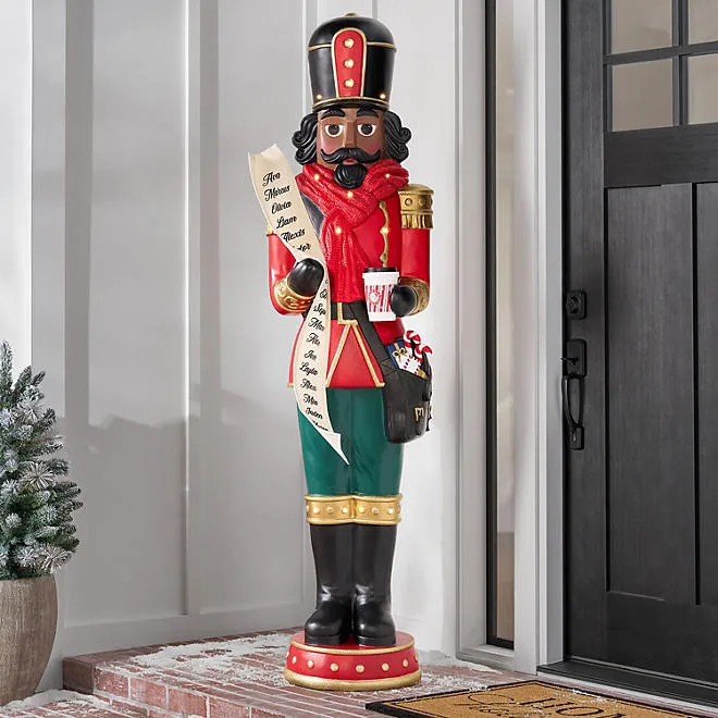 Life-Size LED Christmas Nutcracker, 60