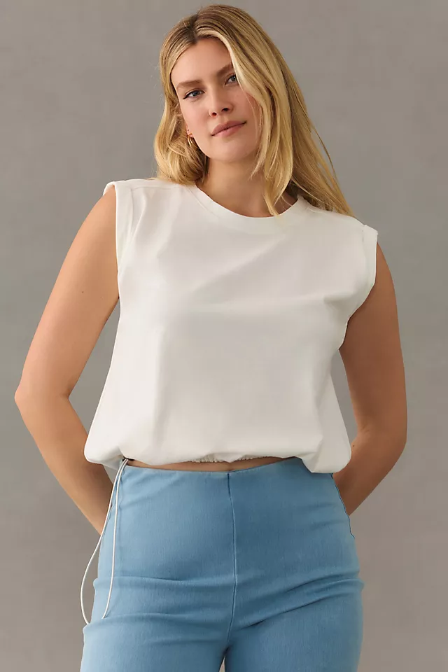 Pilcro Bubble Tee WHITE