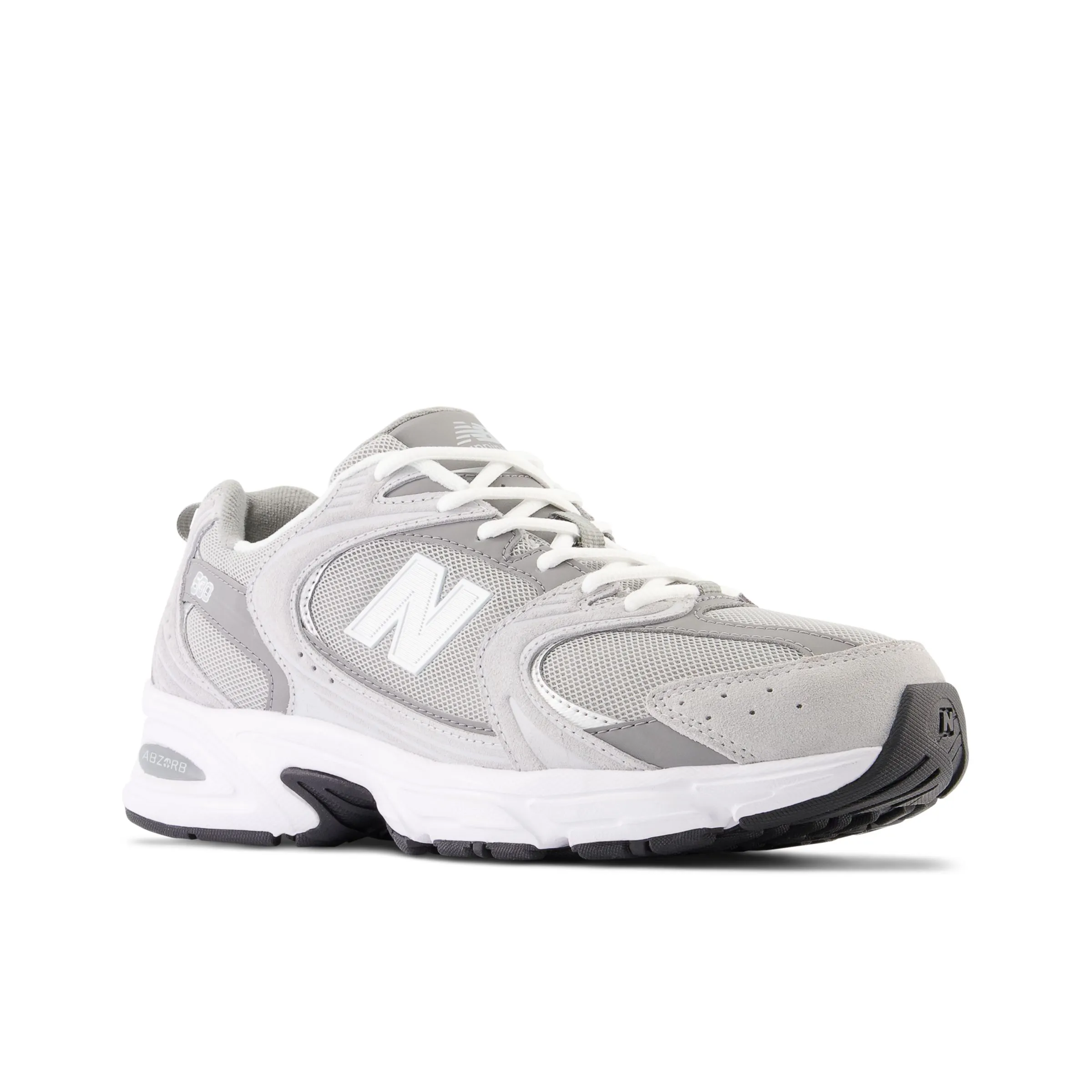 530 - Raincloud with Shadow Grey and Silver Metallic