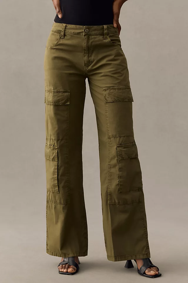Sanctuary Low-Rise Cargo Pants MOSS
