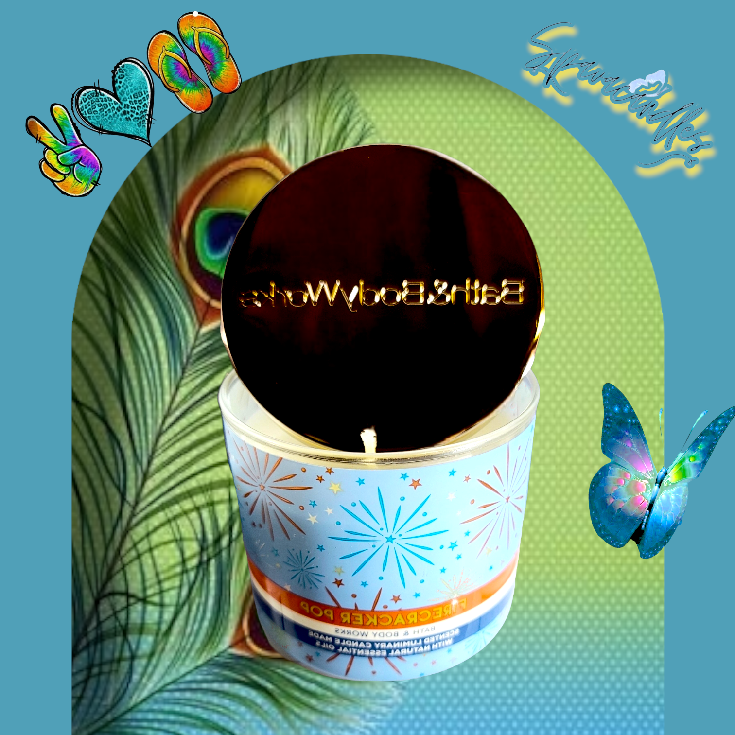 Firecracker pop 3 Wick Candle 2023