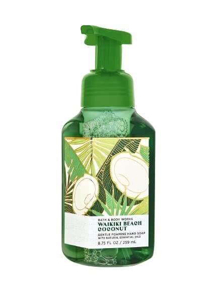 Bath & Body Works Gentle Foaming Hand Soap 8.75 Ounce 2-Pack (Waikiki Beach Coconut)