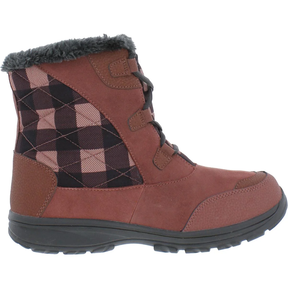 Ice Maiden Shorty Womens Leather Insulated Winter & Snow Boots