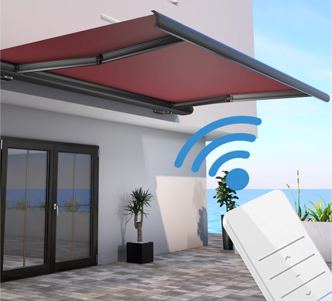 🌞Outdoor Waterproof Automatic Retractable Awning