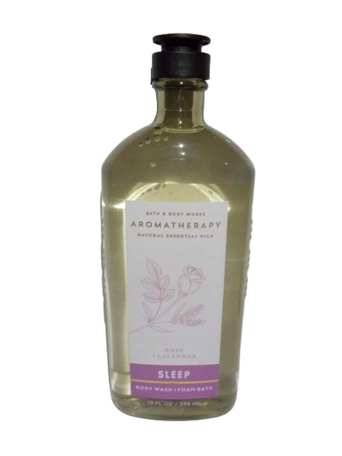 Bath & Body Works Aromatherapy Rose + Tangerdine + Tea Body Wash & Foam Bath, 10 fl oz (Rose + Tangerdine + Tea)