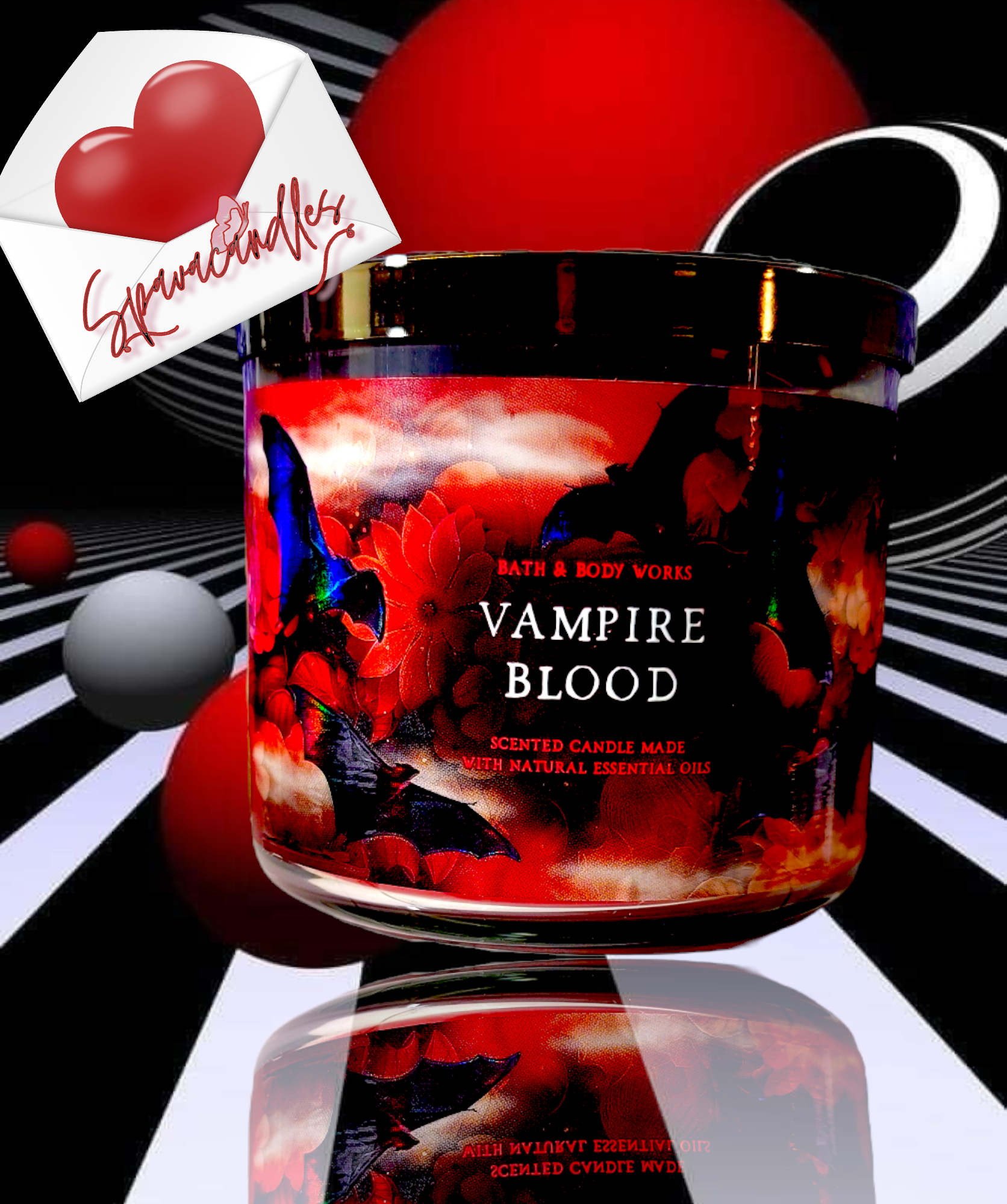Vampire Blood 3 Wick Candle 2023