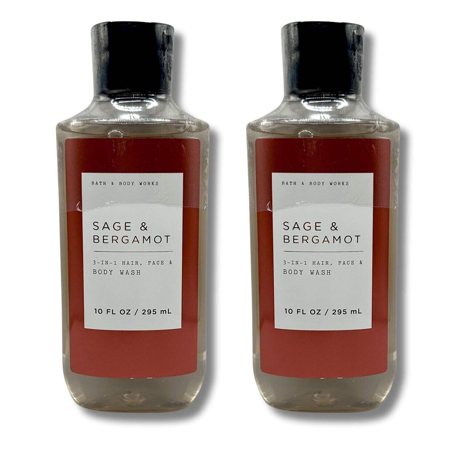 Bath & Body Works Shower Gel Gift Set 10oz Each Pack of 2 (Mahogany Coconut)