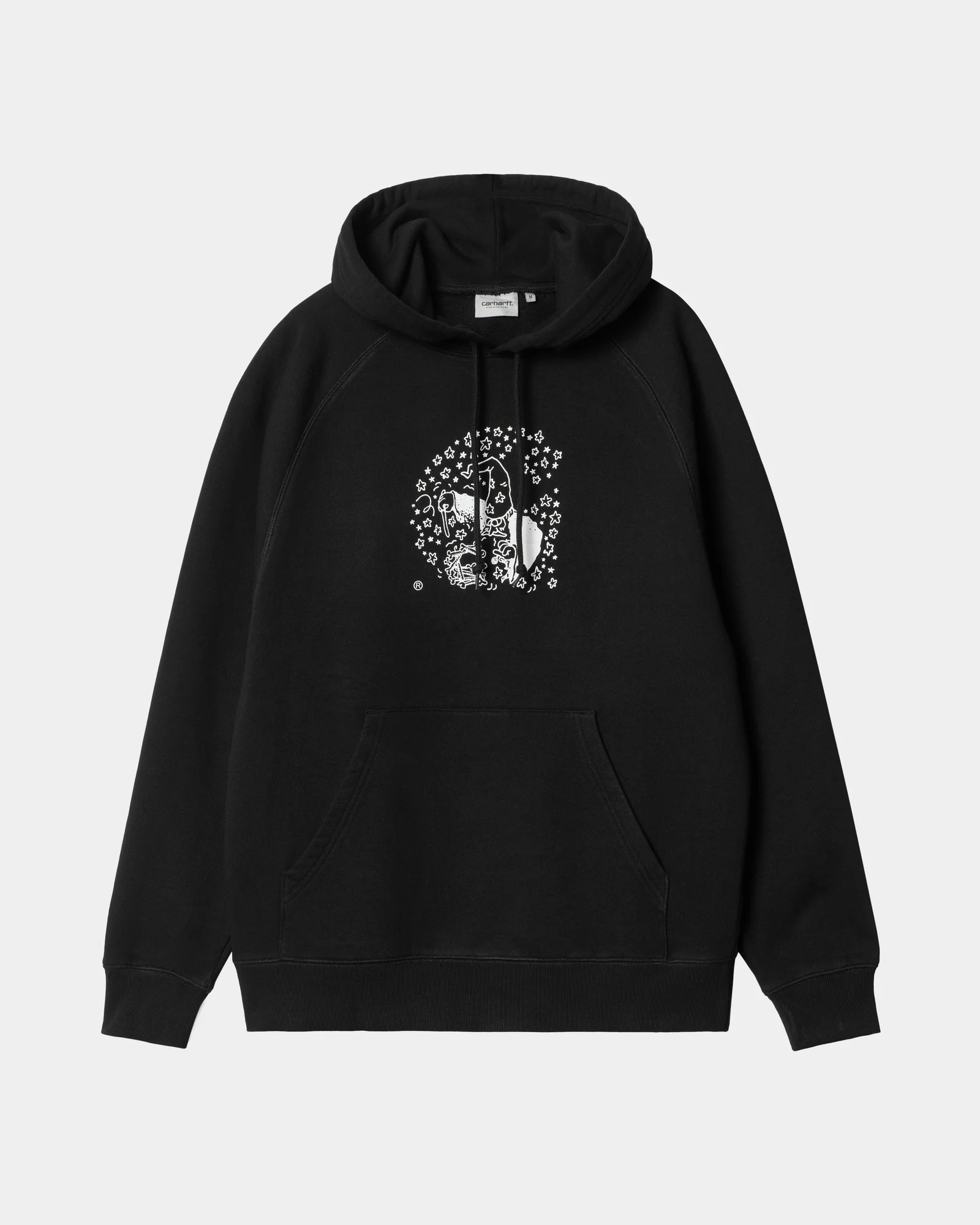 Hooded Hocus Pocus Sweatshirt | Black / White