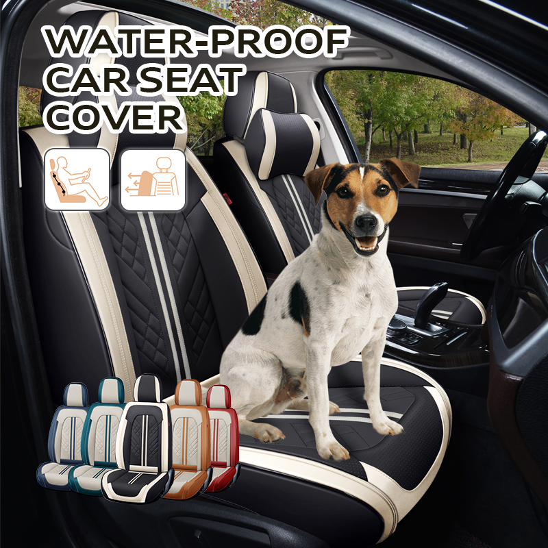 2023 Full Set Universal Waterproof Breathable Vehicle Leather Cover for Cars, SUV, Pick-up Truck