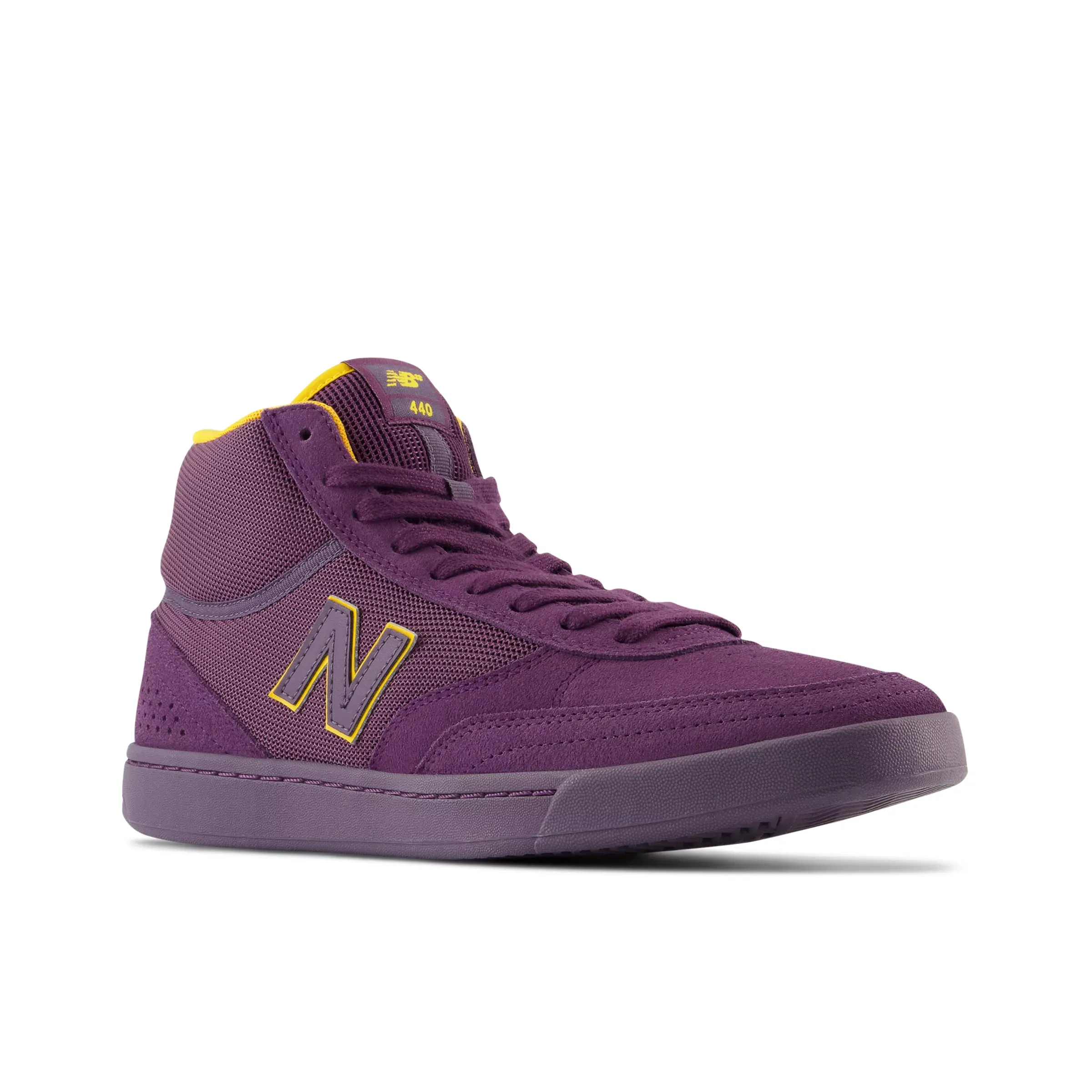 NB Numeric 440 High - Purple with Yellow
