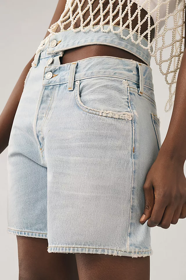 AGOLDE Broken Waistband Shorts ATTEMPT