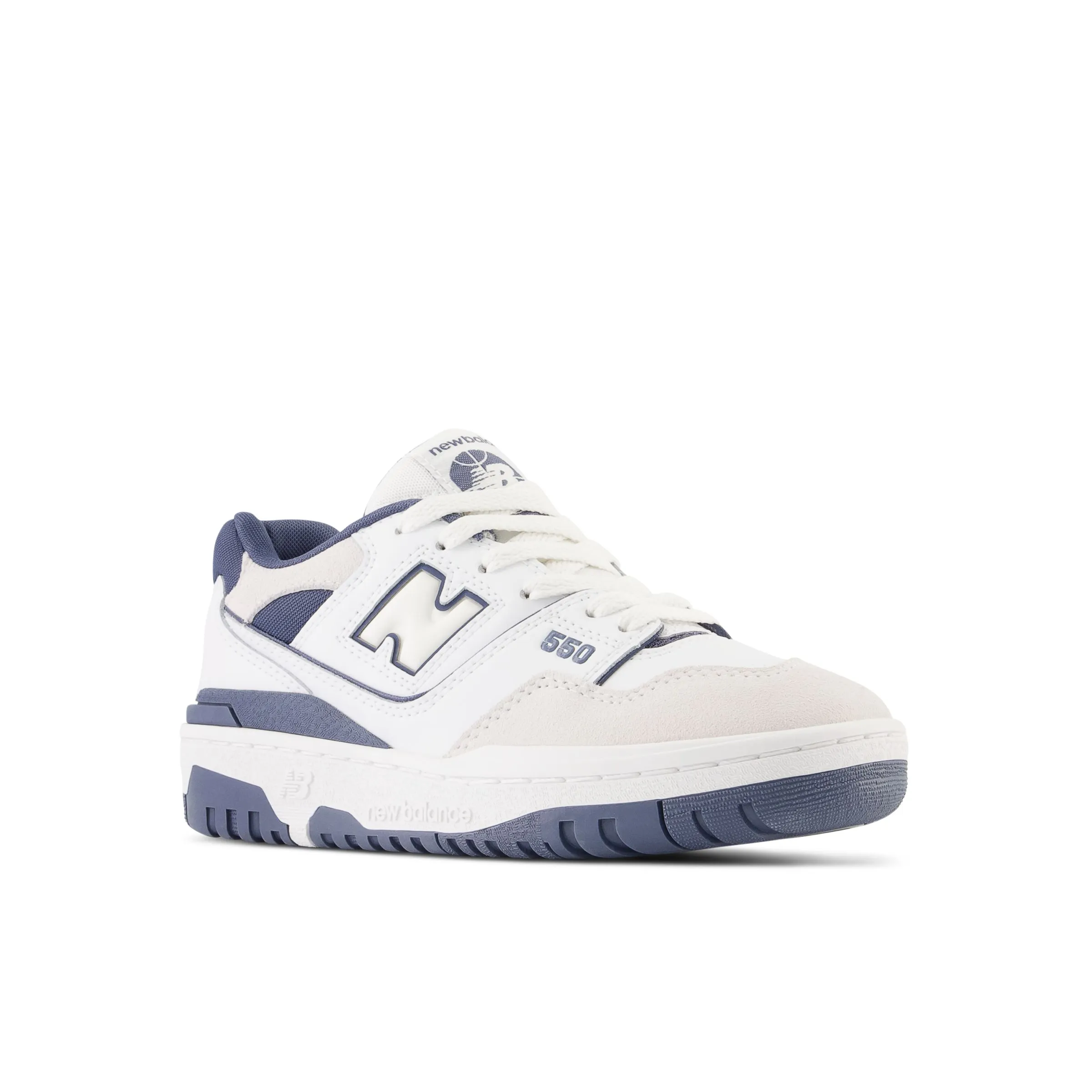 550 - White with Vintage Indigo