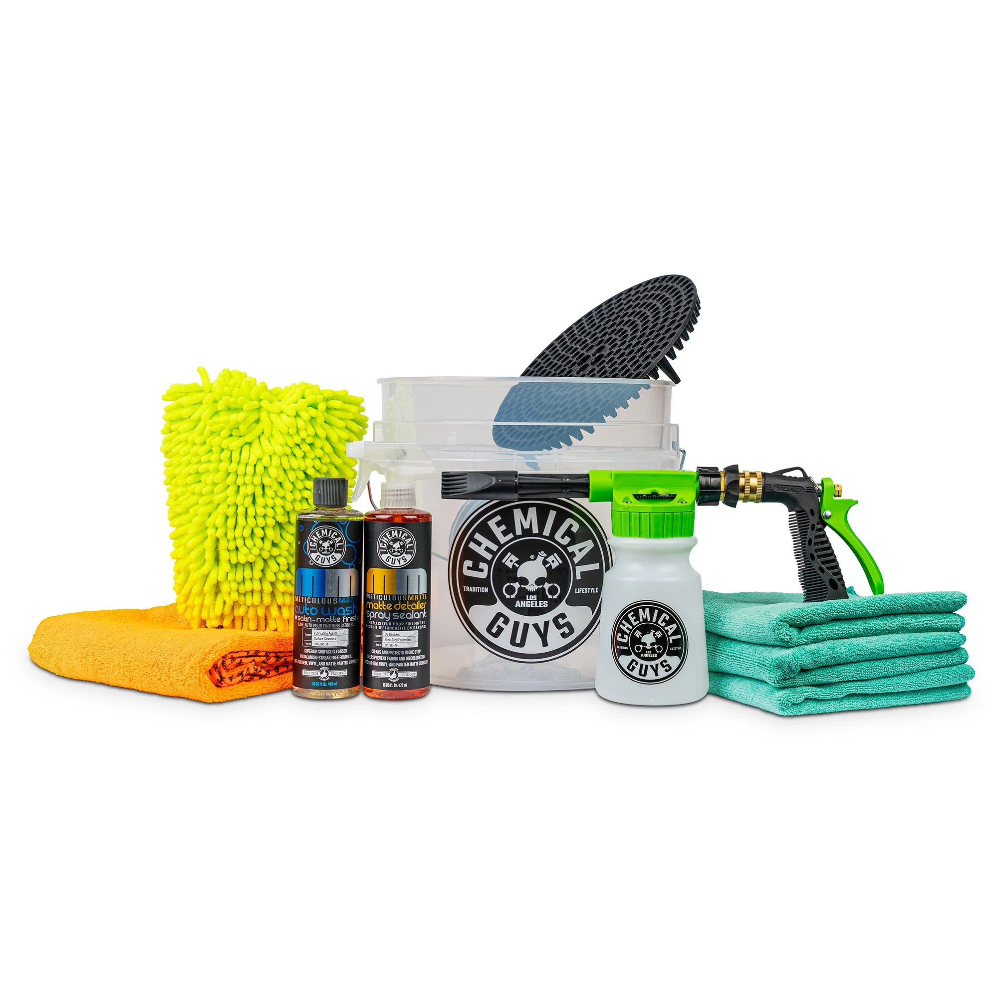 Matte Detailing Foam Blaster Ultimate Kit w/Bucket